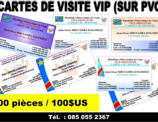 Cartes de visite VIP